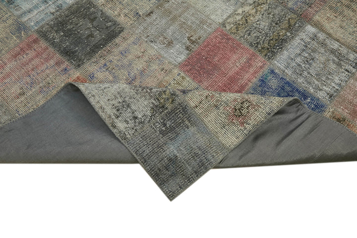 10x13 Grey Patchwork Rug - 43318