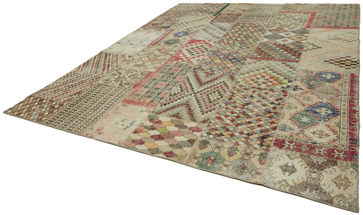 10x13 Beige Patchwork Rug - 43332