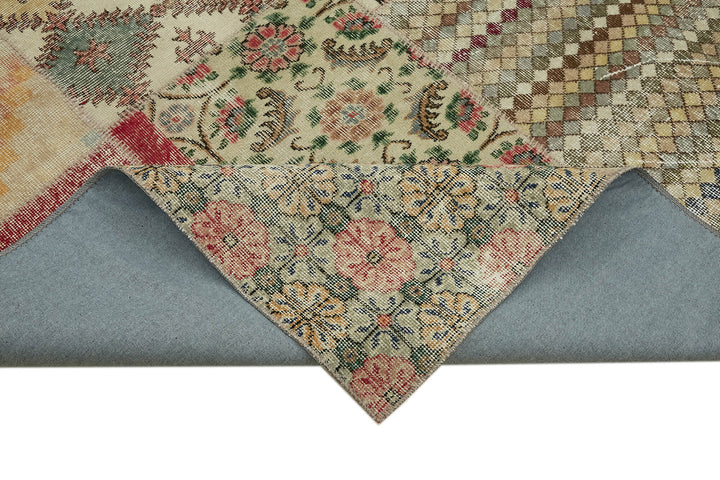 10x13 Beige Patchwork Rug - 43332