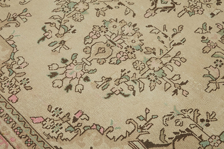 10x13 Beige Vintage Large Area Rug - 43343