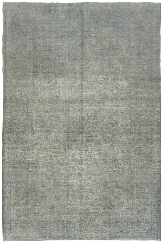 9x14 Grey Overdyed Large Area Rug - 43352