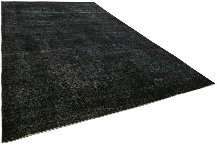 10x15 Black Overdyed Large Area Rug - 43358