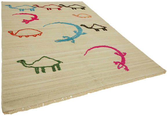 8x10 Beige Contemporary Area Rug - 43370