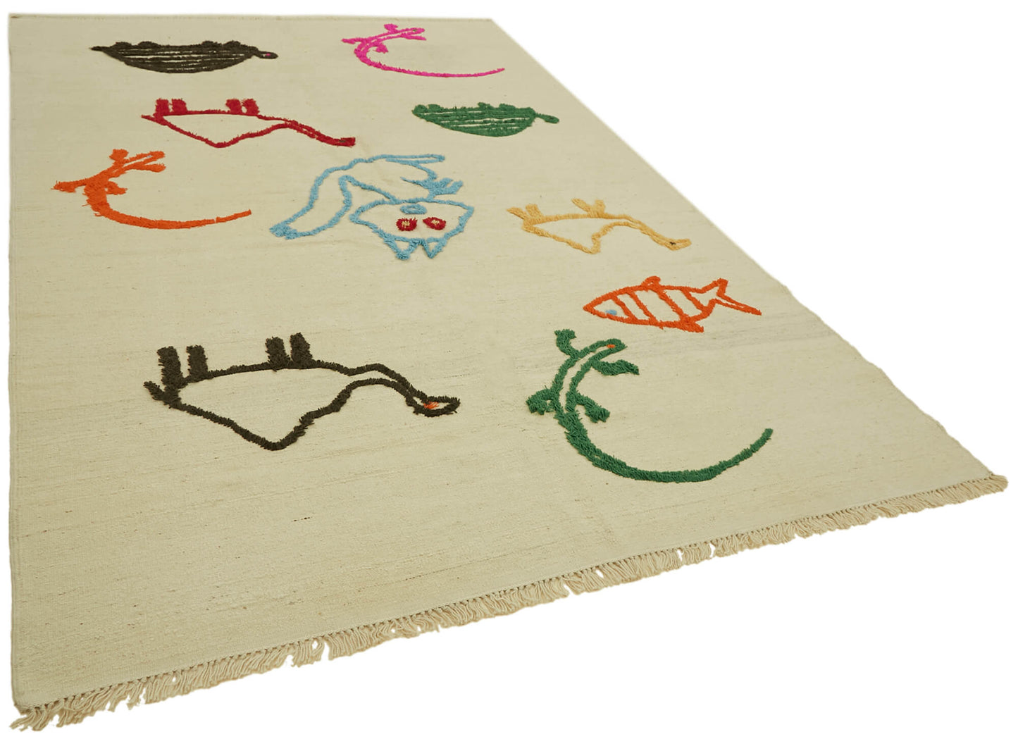 8x11 Beige Contemporary Area Rug - 43371