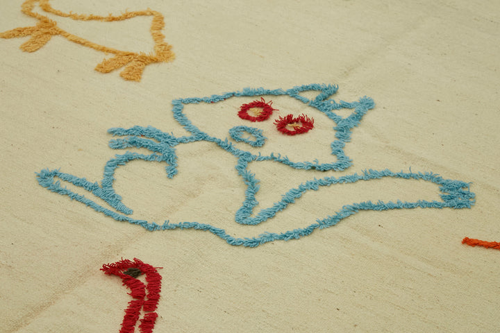 8x11 Beige Contemporary Area Rug - 43371