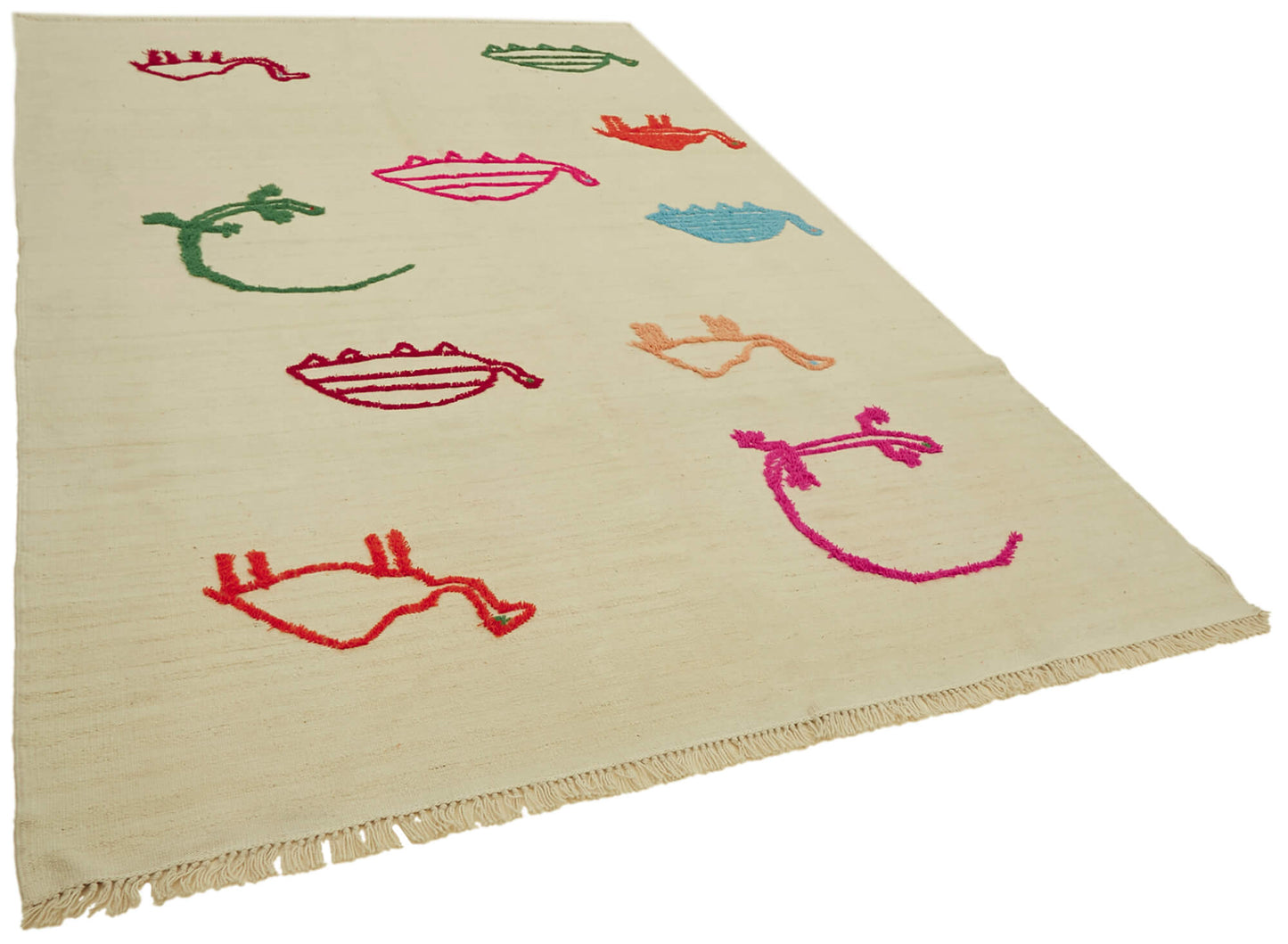 7x11 Beige Contemporary Area Rug - 43372