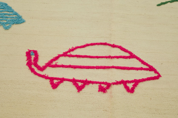 7x11 Beige Contemporary Area Rug - 43372