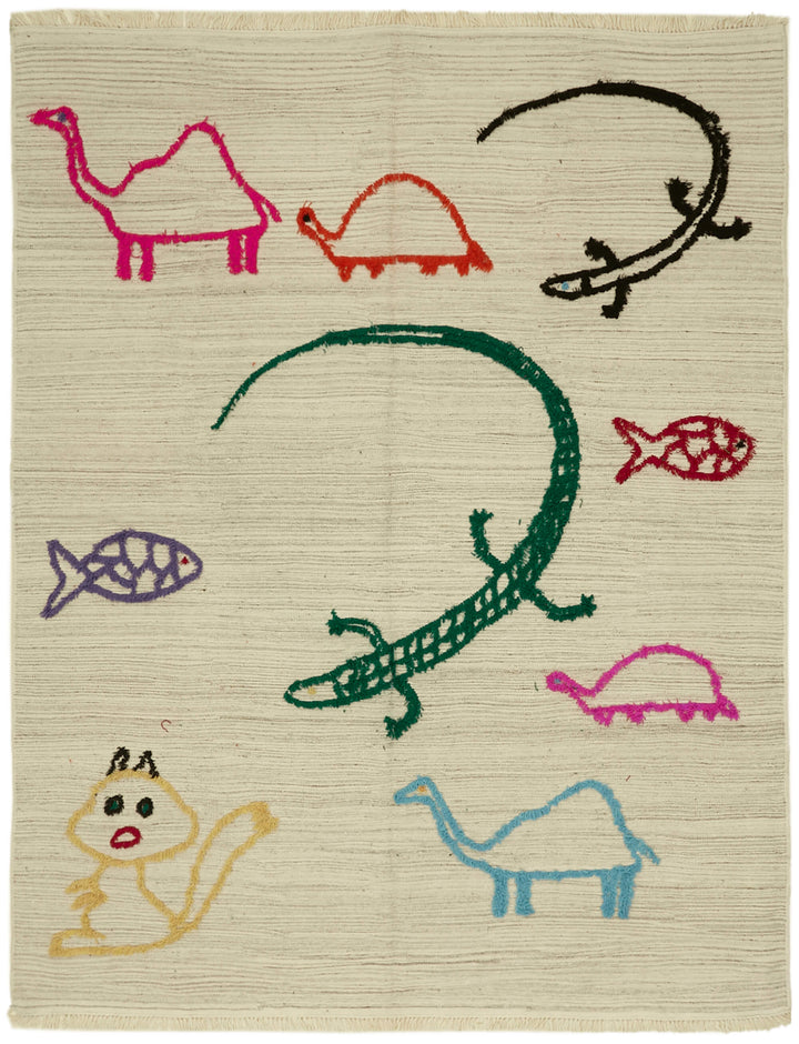 8x10 Beige Contemporary Area Rug - 43373