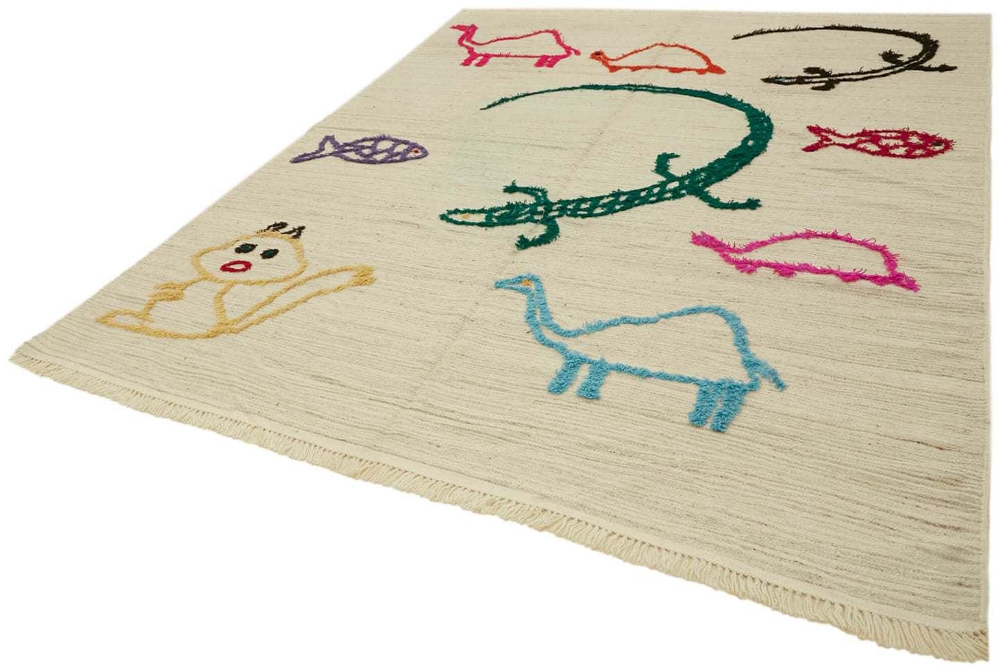 8x10 Beige Contemporary Area Rug - 43373