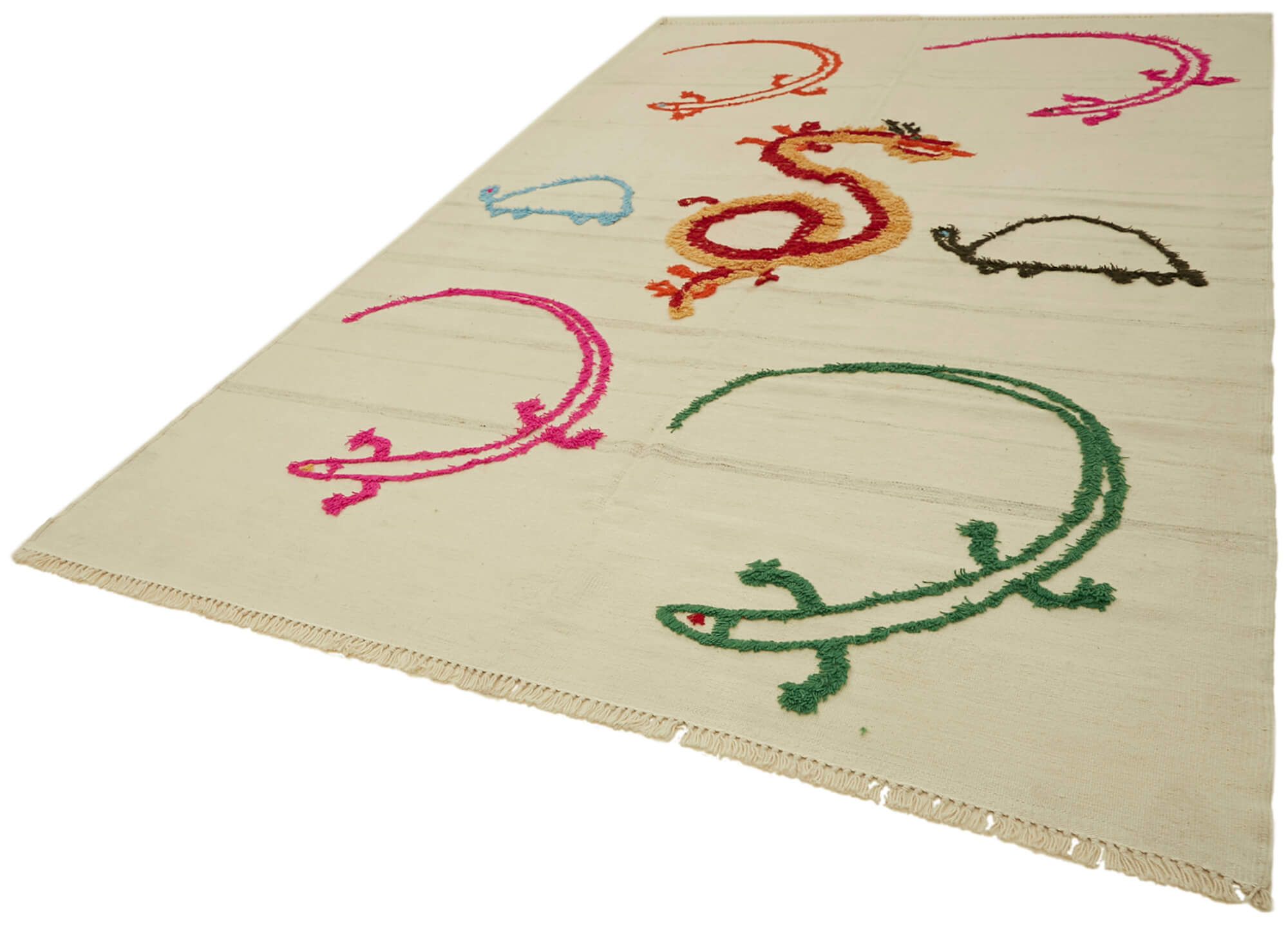 7x11 Beige Contemporary Area Rug - 43374