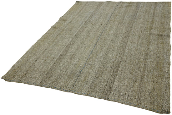 6x8 Grey Anatolian Kilim Rug - 43456
