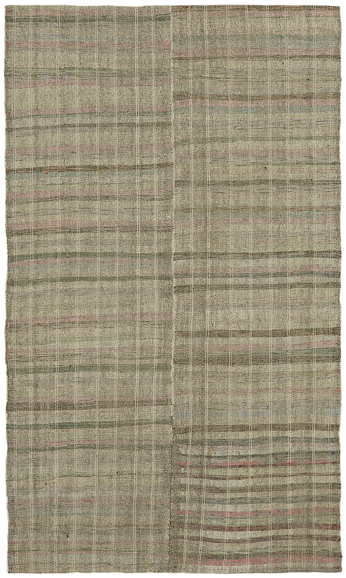 6x10 Grey Anatolian Kilim Rug - 43461