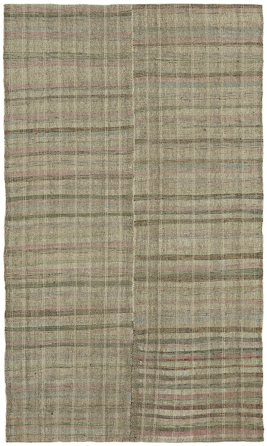 6x10 Grey Anatolian Kilim Rug - 43461