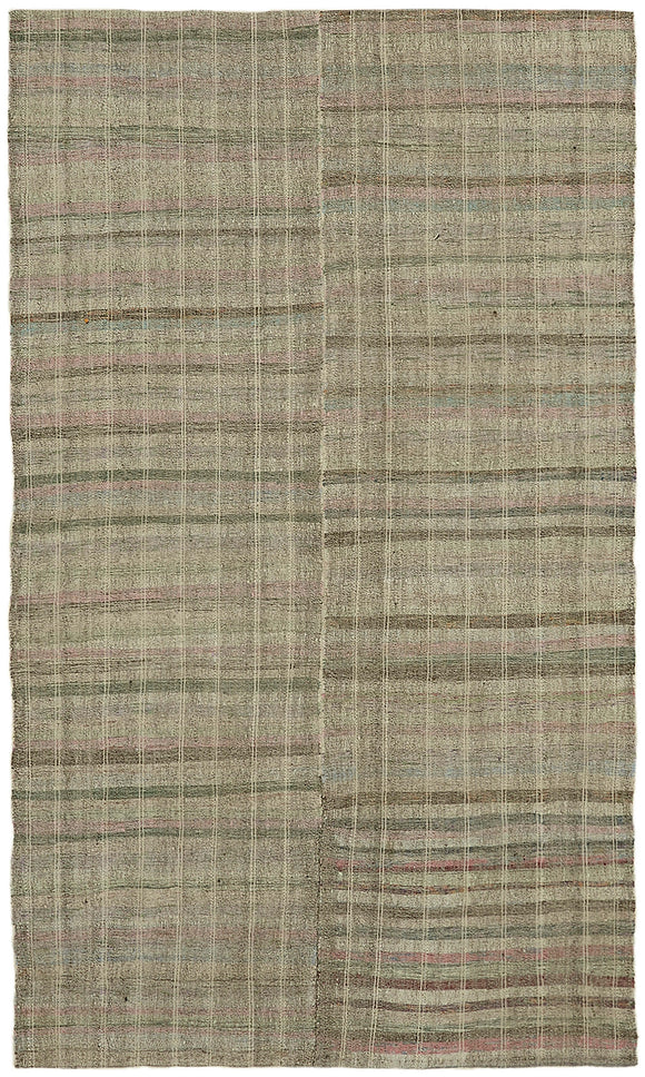 6x10 Grey Anatolian Kilim Rug - 43461