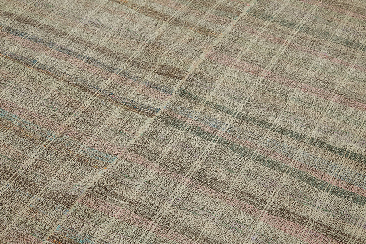 6x10 Grey Anatolian Kilim Rug - 43461