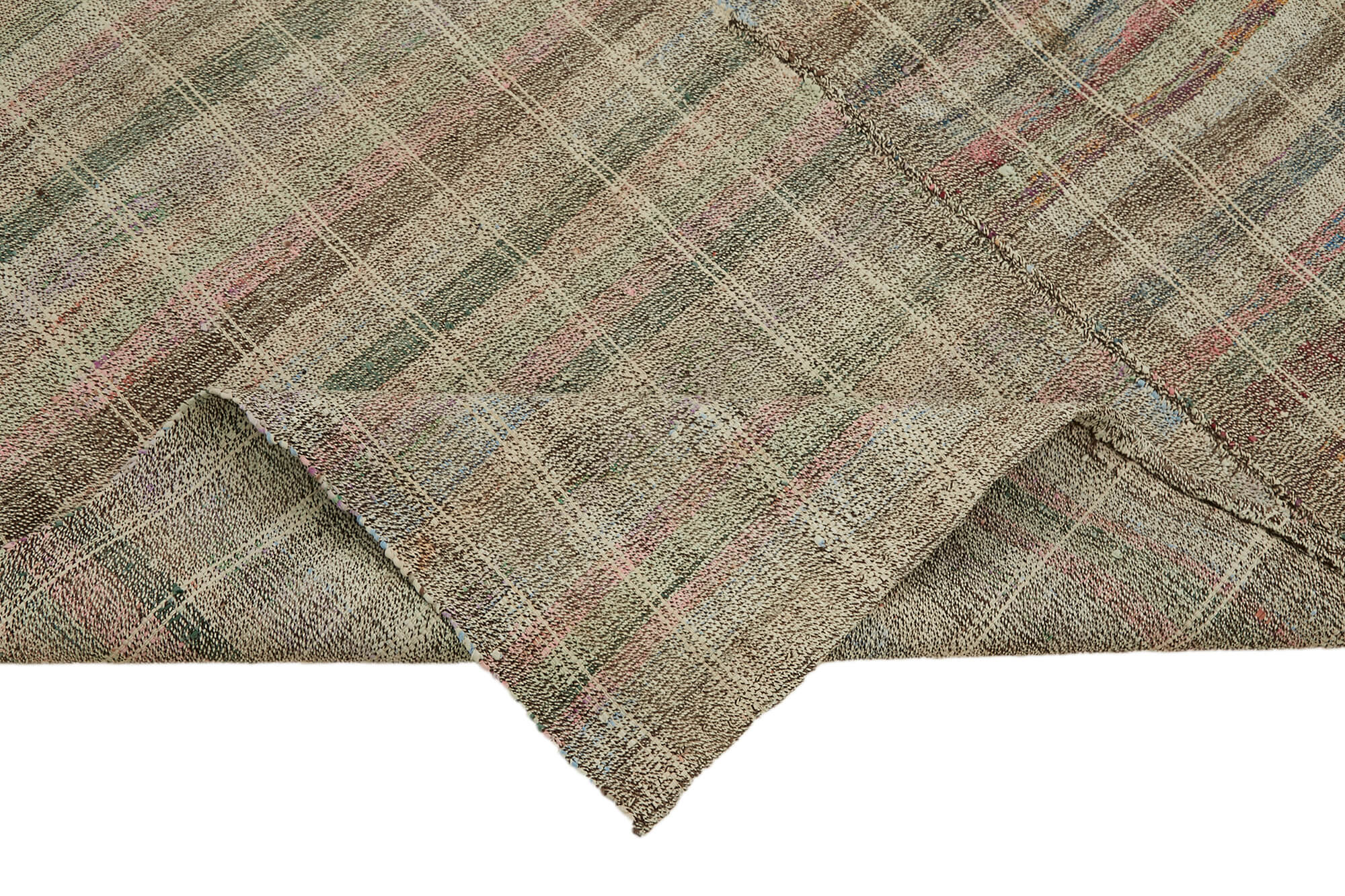 6x10 Grey Anatolian Kilim Rug - 43461