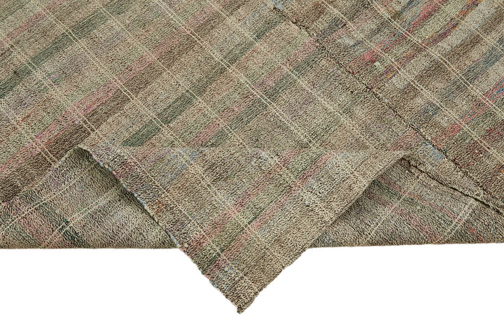 6x10 Grey Anatolian Kilim Rug - 43461