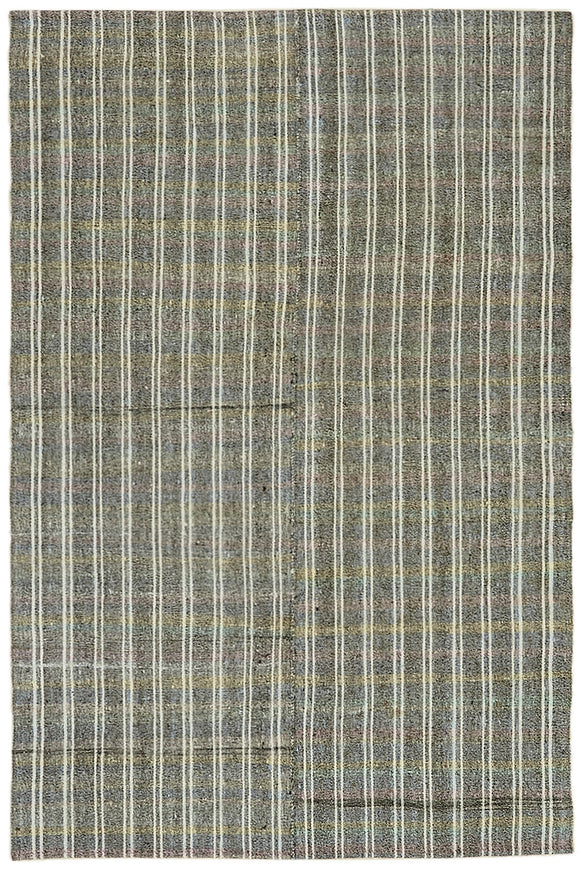 5x8 Multicolor Anatolian Kilim Rug - 43462
