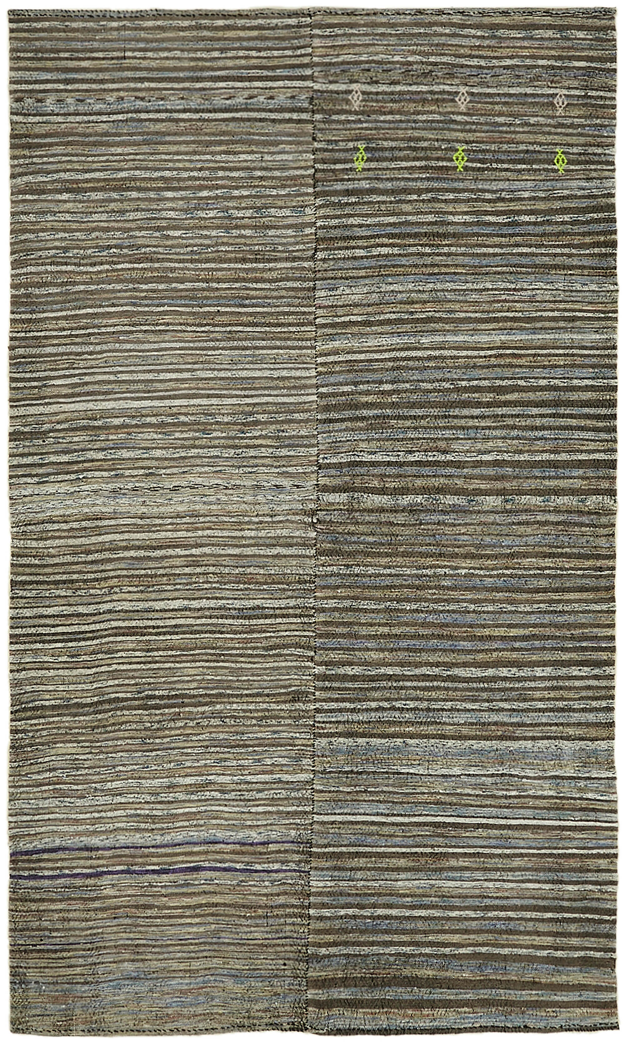 6x9 Multicolor Anatolian Kilim Rug - 43463