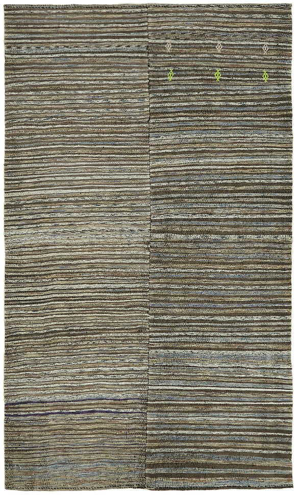 6x9 Multicolor Anatolian Kilim Rug - 43463