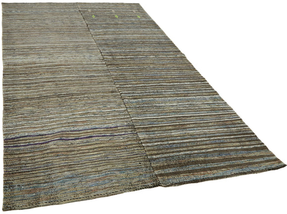 6x9 Multicolor Anatolian Kilim Rug - 43463