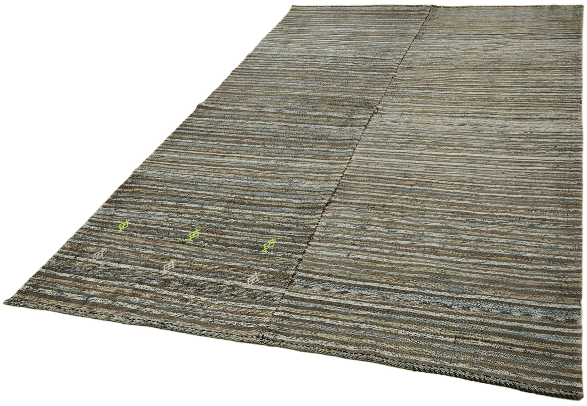 6x9 Multicolor Anatolian Kilim Rug - 43463