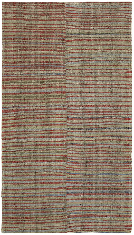 6x11 Multicolor Anatolian Kilim Rug - 43468