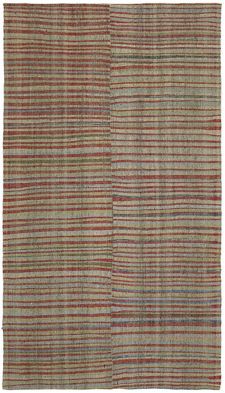 6x11 Multicolor Anatolian Kilim Rug - 43468
