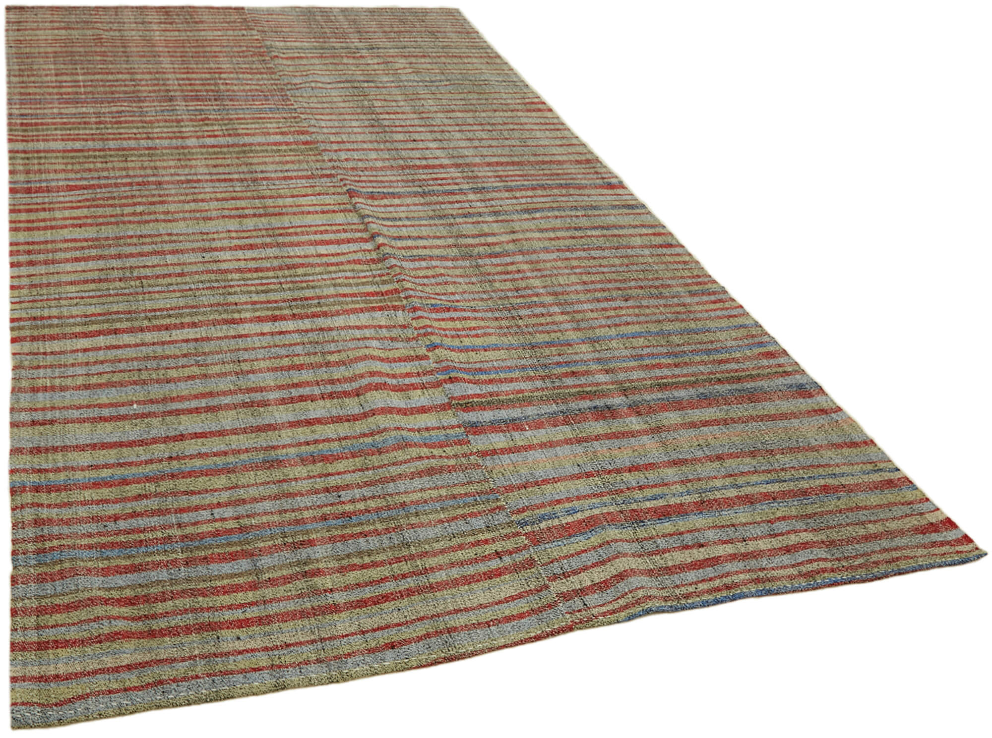 6x11 Multicolor Anatolian Kilim Rug - 43468