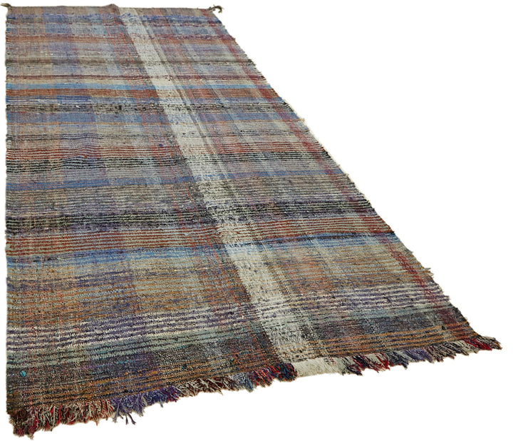 5x11 Multicolor Anatolian Kilim Rug - 43472