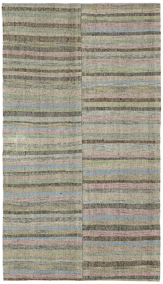 5x9 Multicolor Anatolian Kilim Rug - 43479