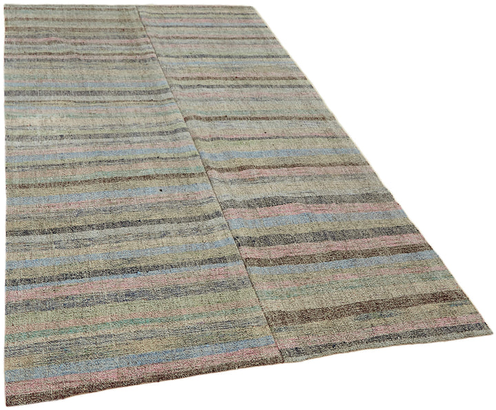 5x9 Multicolor Anatolian Kilim Rug - 43479