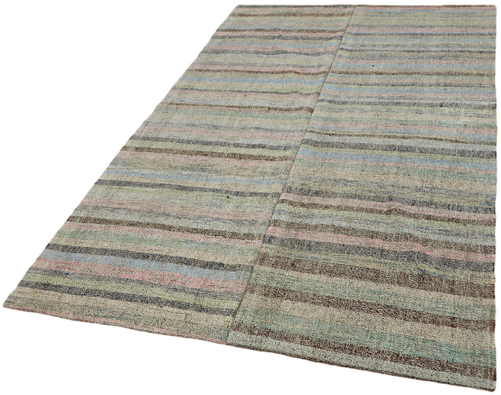 5x9 Multicolor Anatolian Kilim Rug - 43479