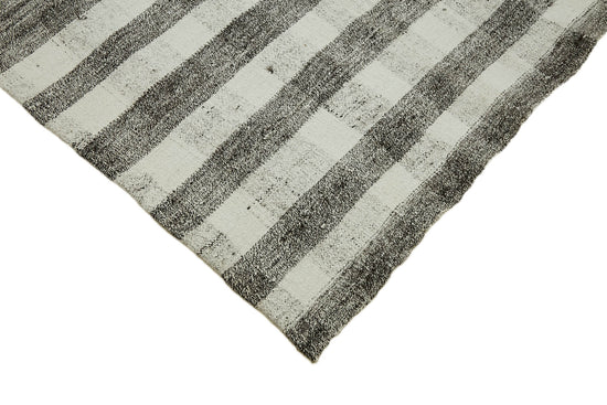 6x8 Grey Anatolian Kilim Rug - 43483