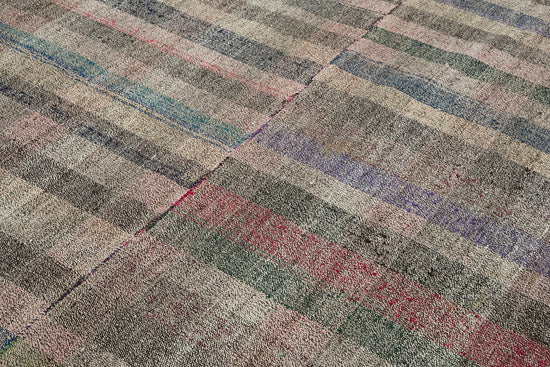 7x10 Multicolor Anatolian Kilim Rug - 43487