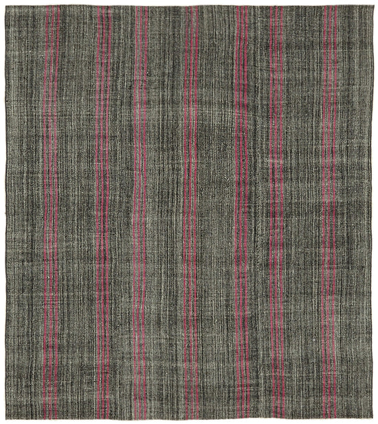 6x7 Multicolor Anatolian Kilim Rug - 43488