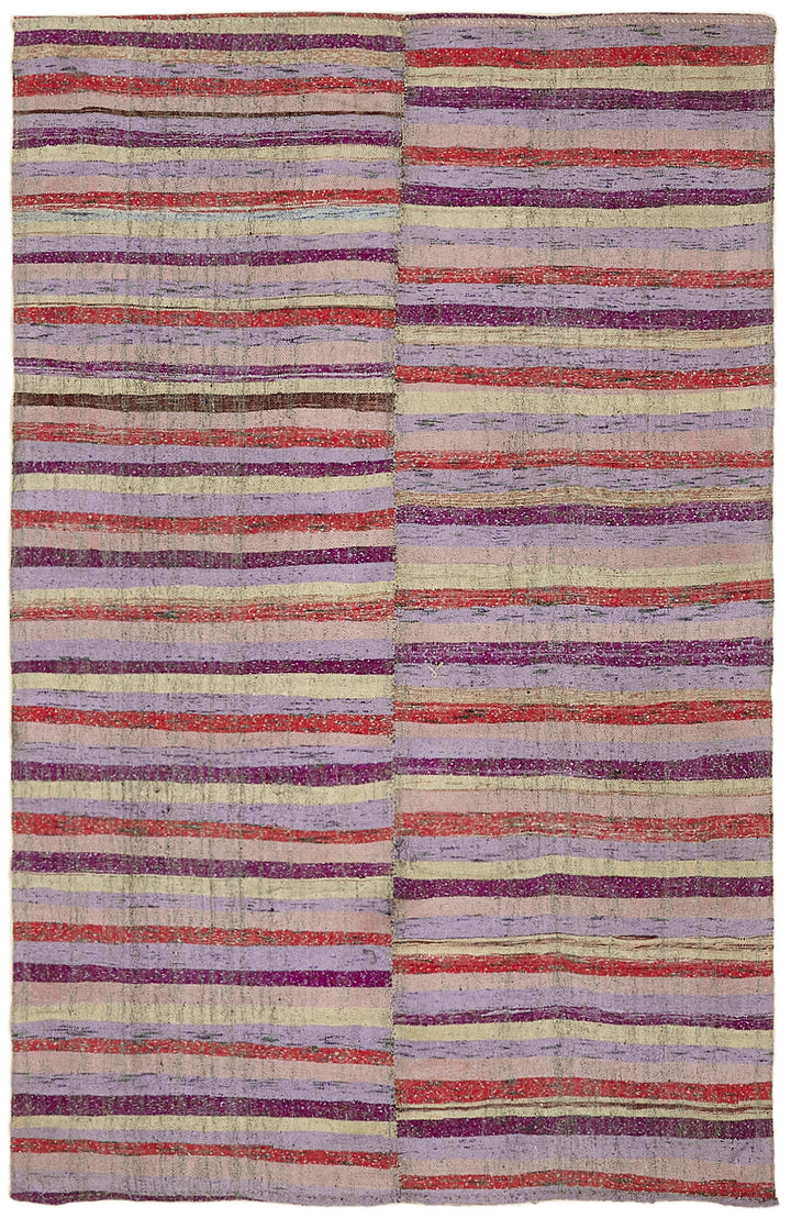 7x10 Grey Anatolian Kilim Rug - 43500