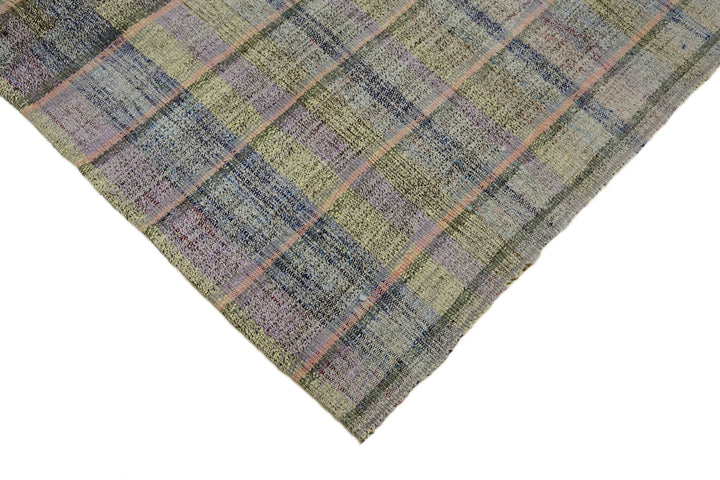 5x9 Grey Anatolian Kilim Rug - 43502