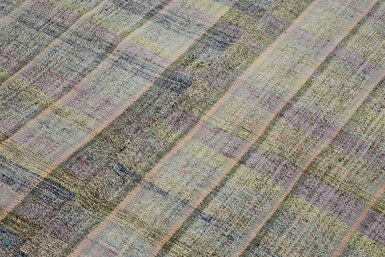 5x9 Grey Anatolian Kilim Rug - 43502