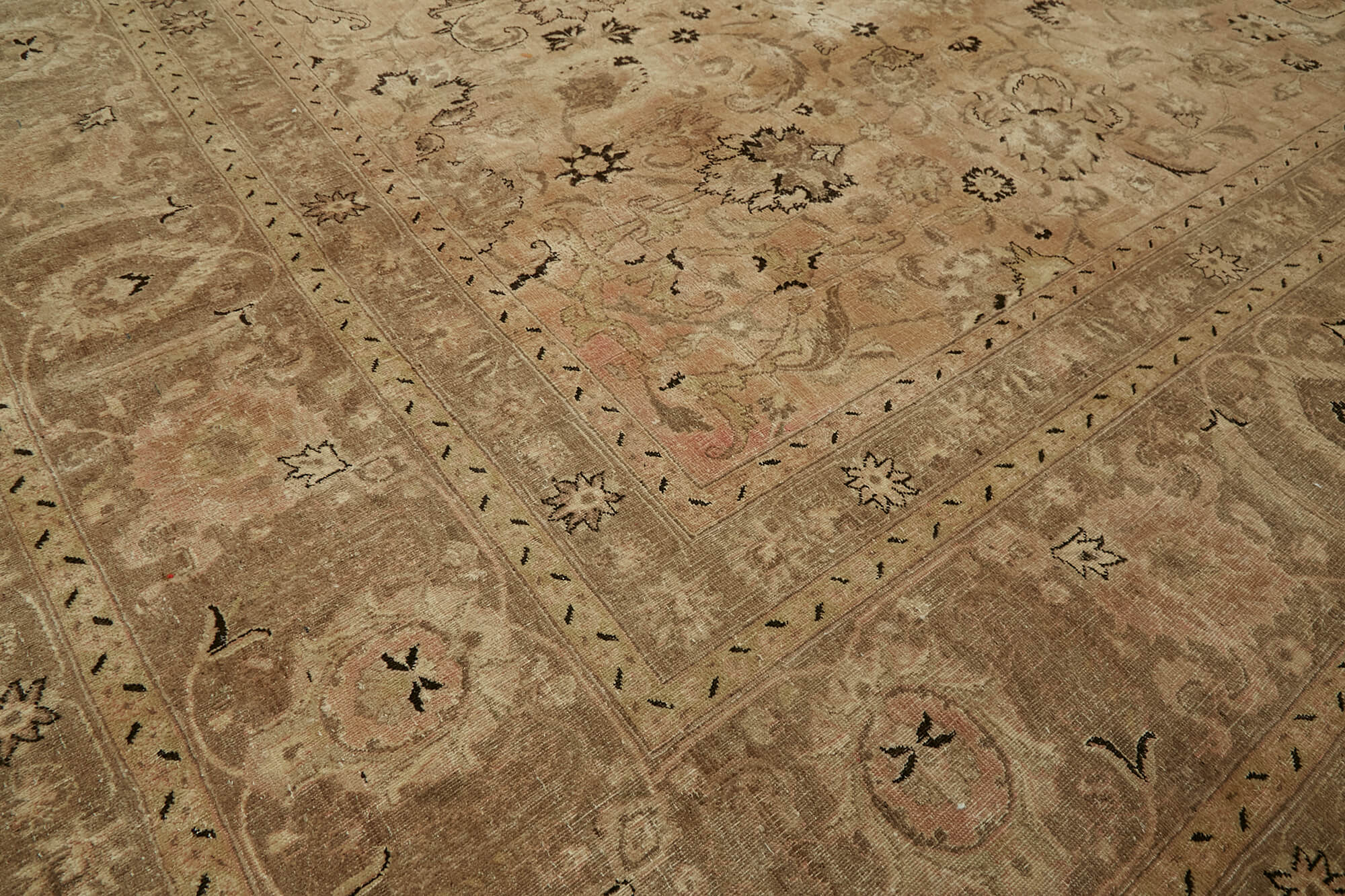 12x19 Beige Oushak Rug - 43504