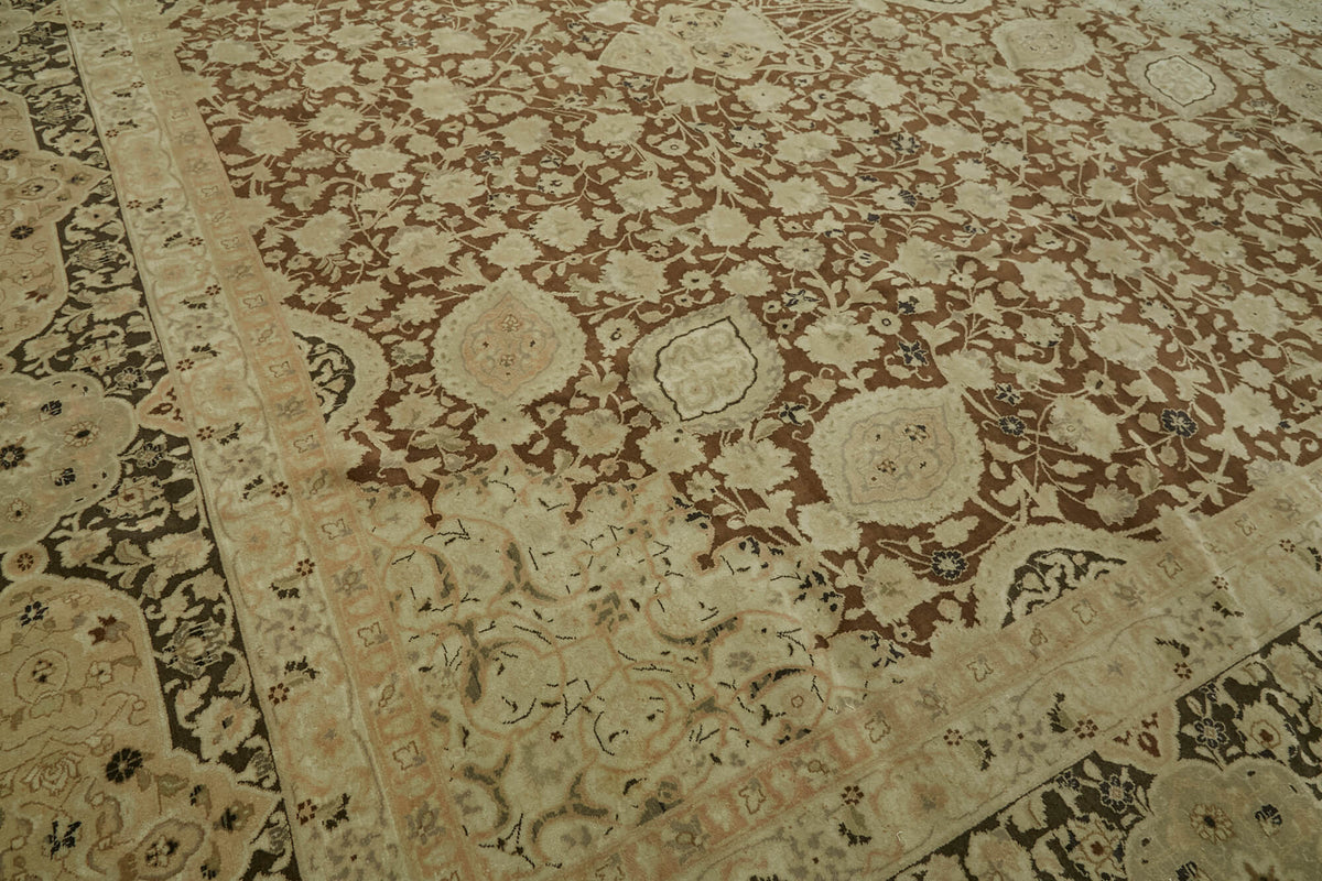13x19 Beige Oushak Rug - 43505