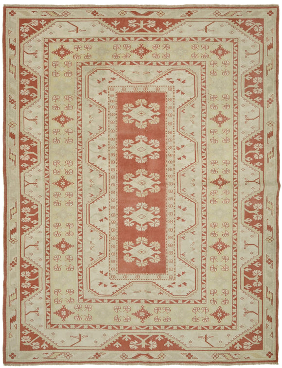 7x9 Beige Anatolian Rug - 43591