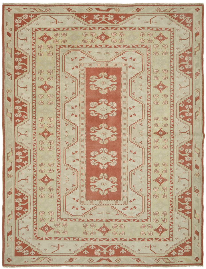 7x9 Beige Anatolian Rug - 43591