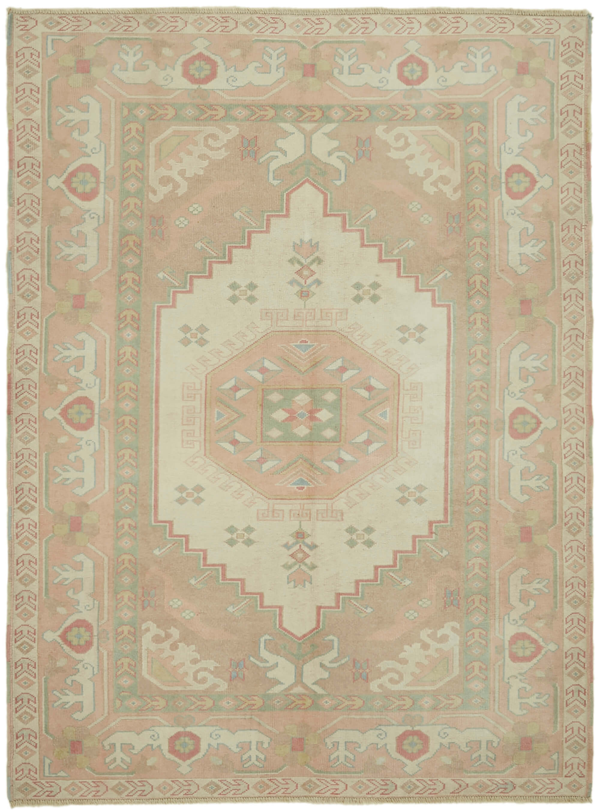 6x8 Beige Anatolian Rug - 43607