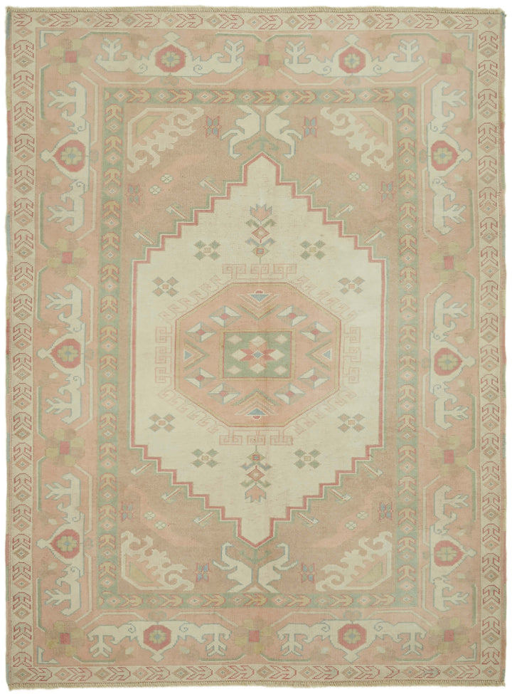 6x8 Beige Anatolian Rug - 43607