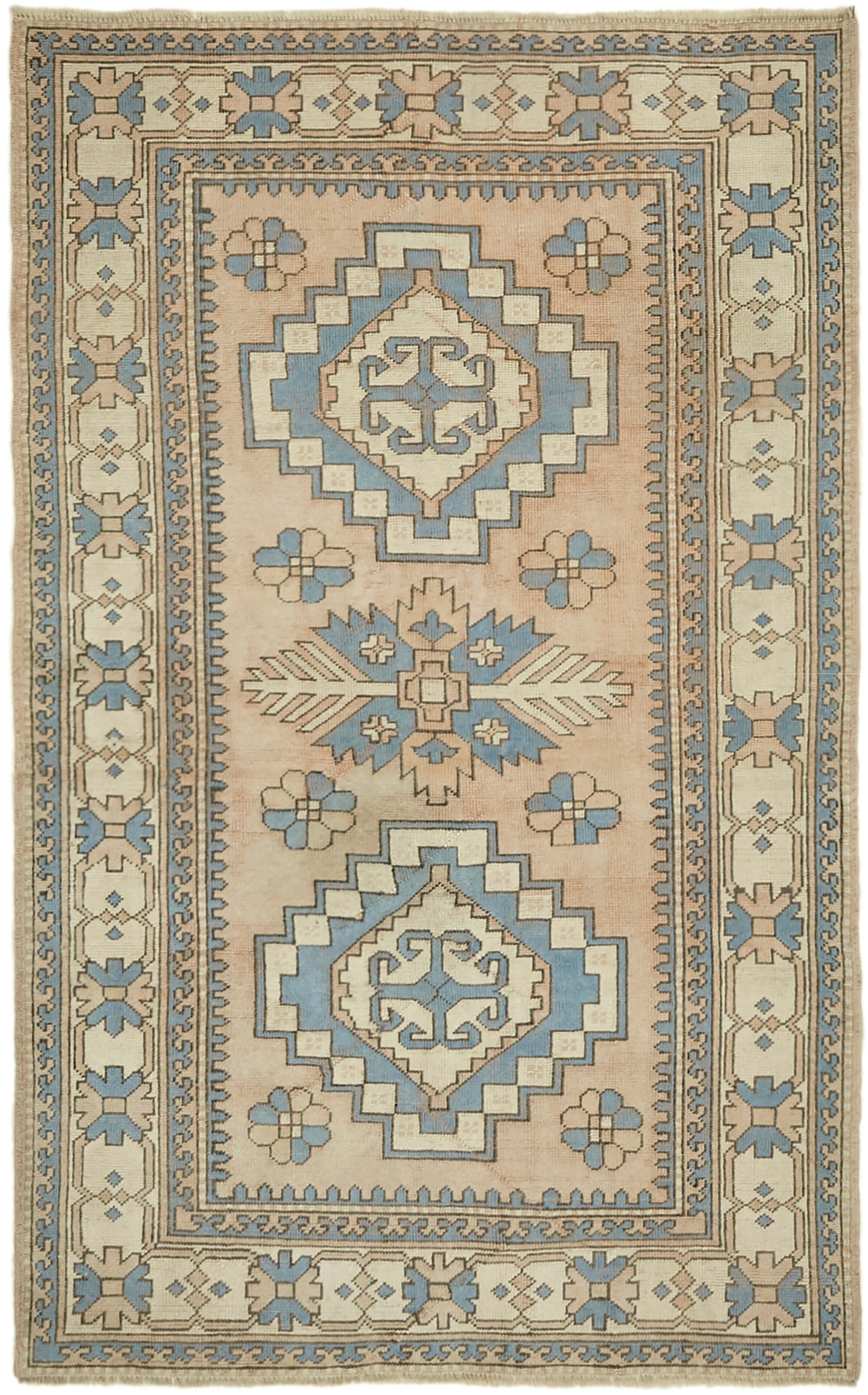 5x8 Beige Anatolian Rug - 43609