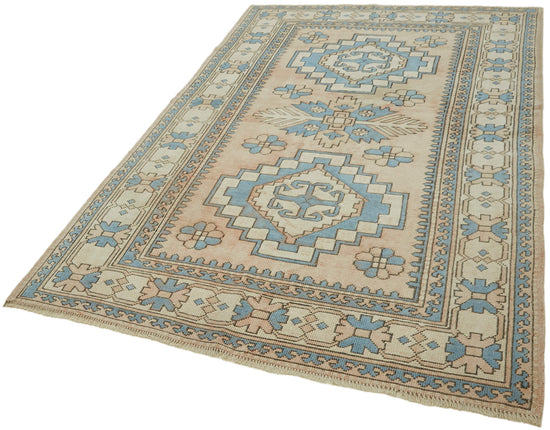 5x8 Beige Anatolian Rug - 43609