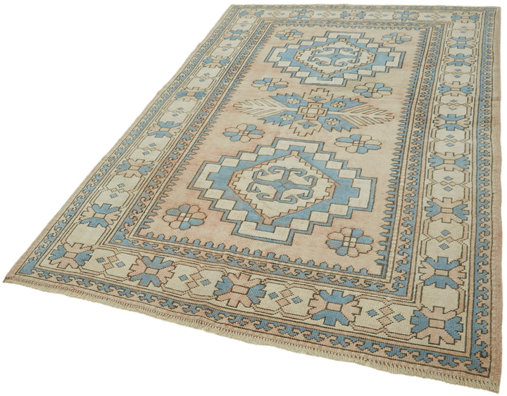 5x8 Beige Anatolian Rug - 43609
