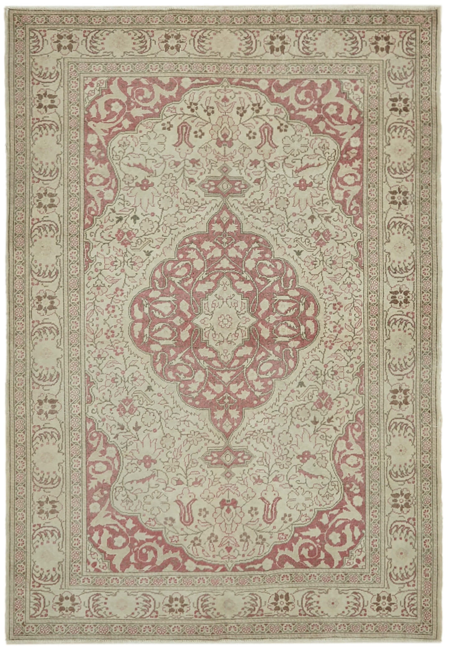 5x7 Beige Anatolian Rug - 43616