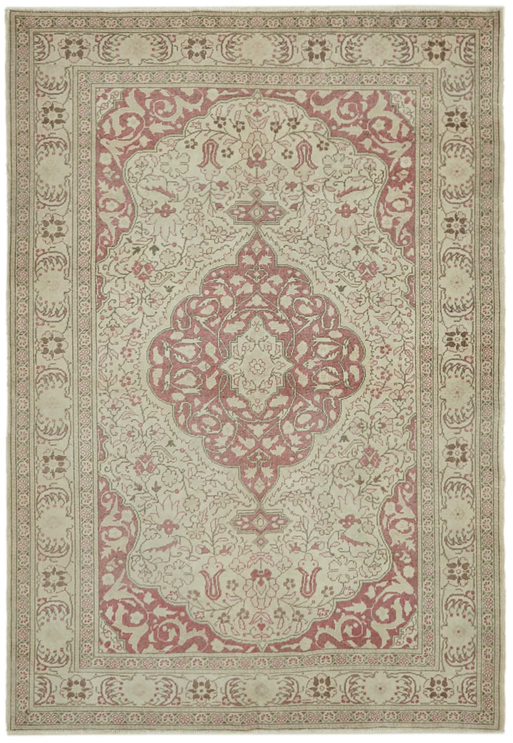 5x7 Beige Anatolian Rug - 43616